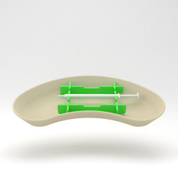 Syringes holder for kidney tray